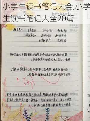 小学生读书笔记大全,小学生读书笔记大全20篇