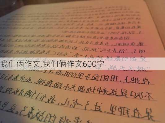 我们俩作文,我们俩作文600字