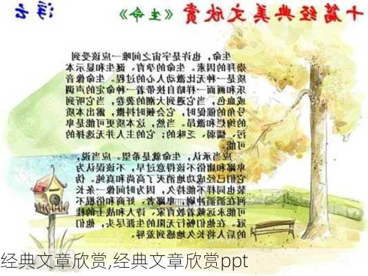 经典文章欣赏,经典文章欣赏ppt