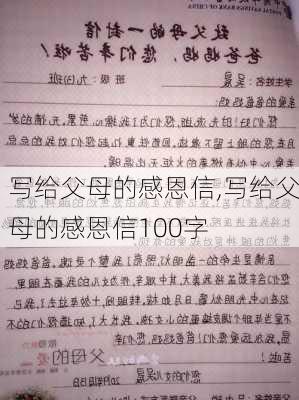 写给父母的感恩信,写给父母的感恩信100字