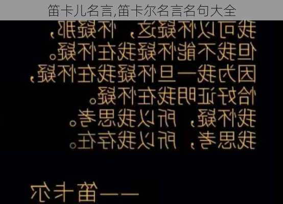 笛卡儿名言,笛卡尔名言名句大全