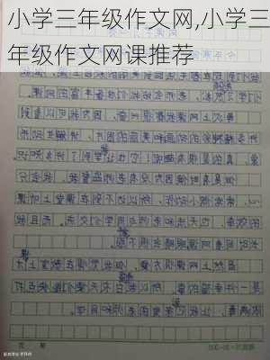 小学三年级作文网,小学三年级作文网课推荐