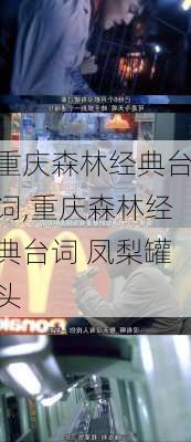 重庆森林经典台词,重庆森林经典台词 凤梨罐头