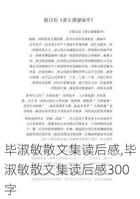 毕淑敏散文集读后感,毕淑敏散文集读后感300字