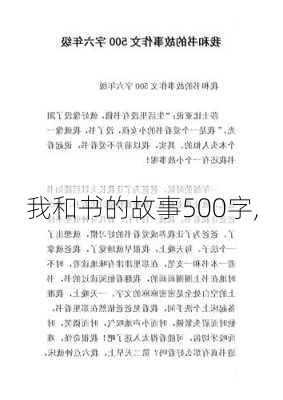 我和书的故事500字,